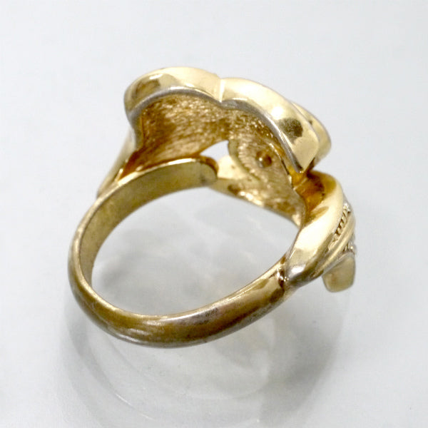 C.Dior イエローストーン リング（ゴールド/12号）