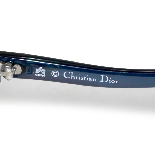 Old Dior ロープデザイン 70sサングラス（ブルー系）