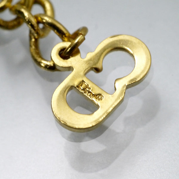 C.Dior　キーデザインロゴブレスレット（ゴールド）