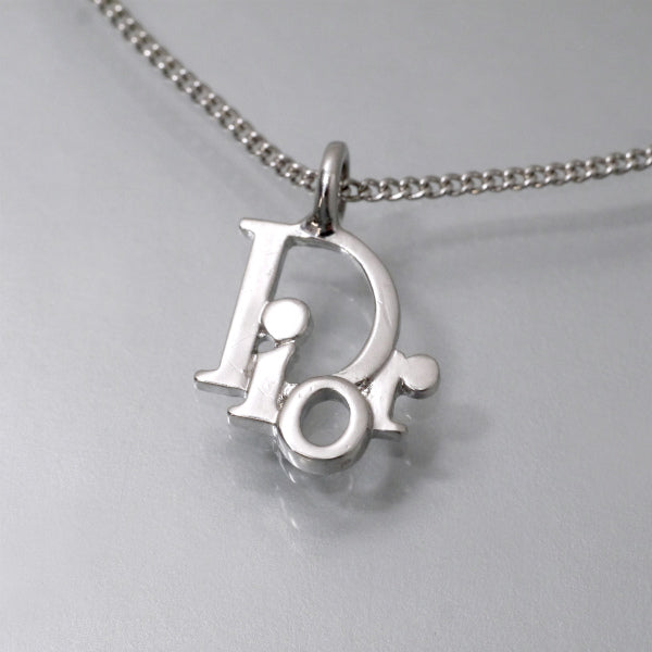 C.Dior　ロゴチャームブレスレット（シルバー）