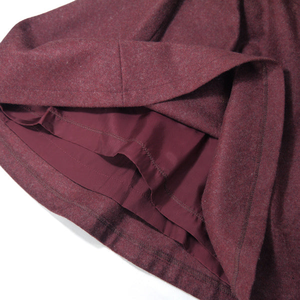 Old Dior メランジ スカーチョパンツ（ワインレッド）