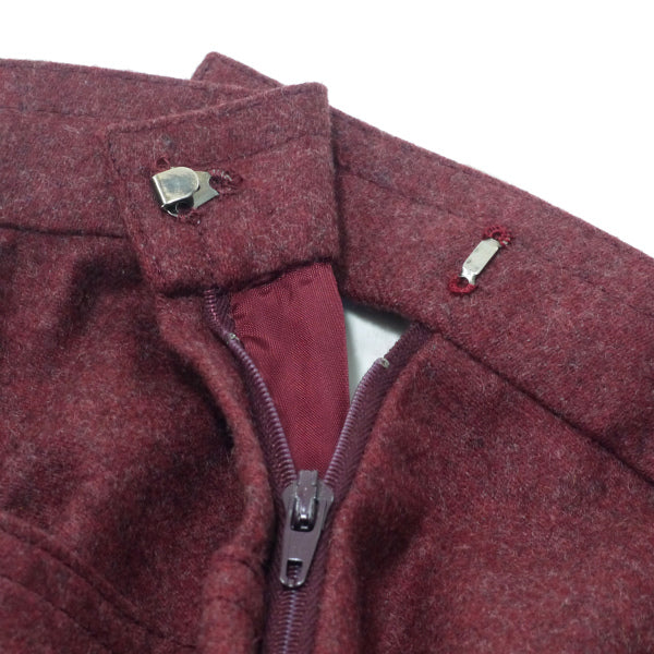 Old Dior メランジ スカーチョパンツ（ワインレッド）