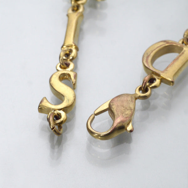 C.Dior　ロゴブレスレット（ゴールド）