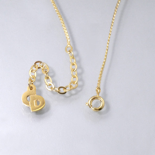 C.Dior ロゴモチーフネックレス（ゴールド）