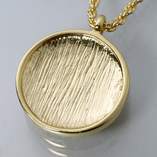 C.Dior ラウンドCDロゴ ロングネックレス（ゴールド）