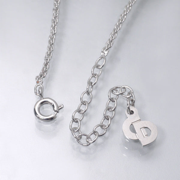 C.Dior CDロゴネックレス（シルバー）