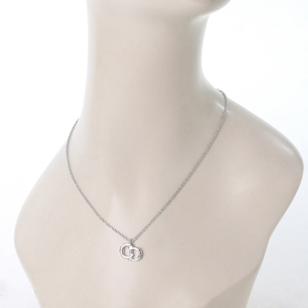 C.Dior CDロゴネックレス（シルバー）