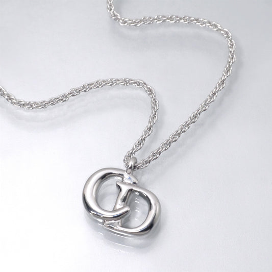 C.Dior CDロゴネックレス（シルバー）