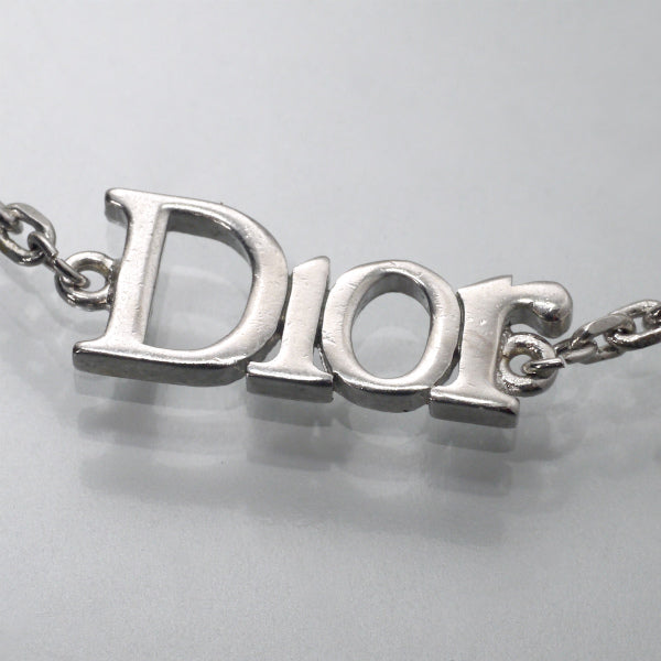 C.Dior　ロゴプレートブレスレット（シルバー）
