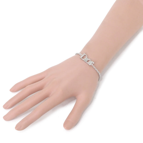 C.Dior　ロゴプレートブレスレット（シルバー）
