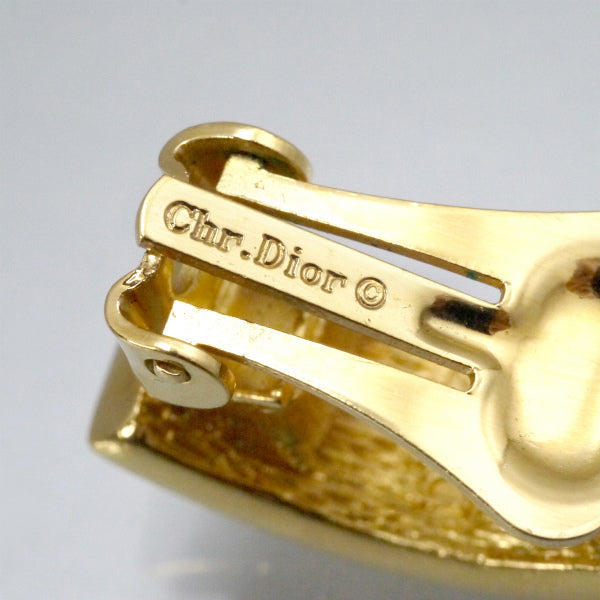 C.Dior　ロゴミニフープイヤリング（ゴールド）