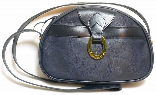 Old Dior　トロッター柄ショルダー（紺）