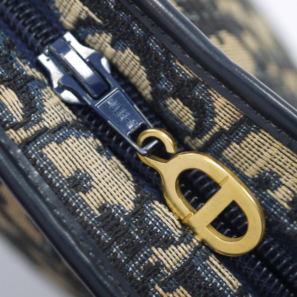OLD Dior トロッター丸型ショルダー（青系）
