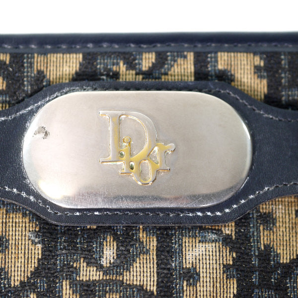 OLD Dior ＜訳アリ＞ トロッター柄ショルダー（青系）
