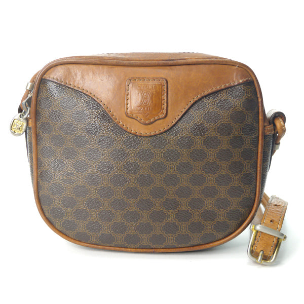 OLD CELINE　マカダム柄ミニポシェット（茶）