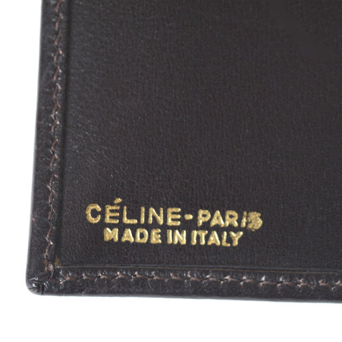 OLD CELINE マカダム柄スエード財布（ベージュ）