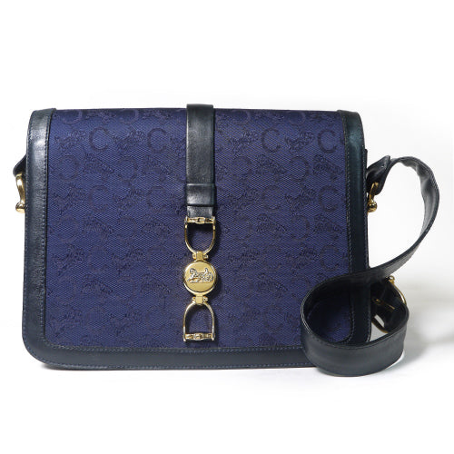 Old Celine サルキー　ショルダー（青）