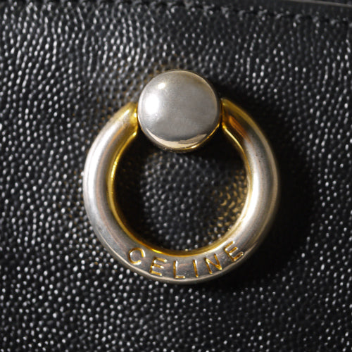 Old Celine 半円トートバッグ（黒）
