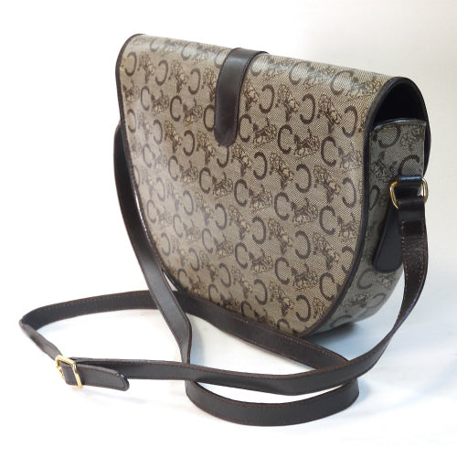 OLD CELINE　馬車柄ショルダー（茶）