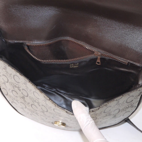 OLD CELINE　馬車柄ショルダー（茶）
