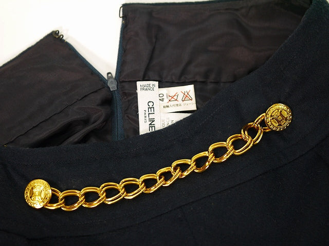 Old Celine　ブラックスカート