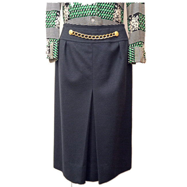 Old Celine　ブラックスカート