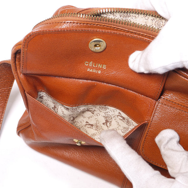 Old Celine　キャメルブリーフショルダー