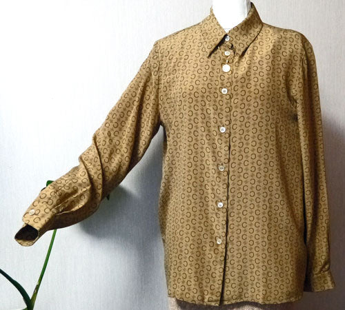 Old Celine　海老茶ボックススカート