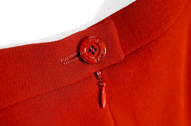 Old Celine　海老茶ボックススカート