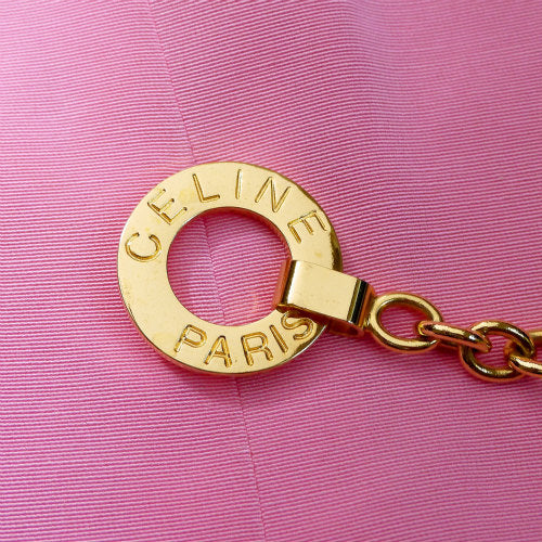 OLD CELINE　サークルロゴチェーン ミニワンピース（ピンク）