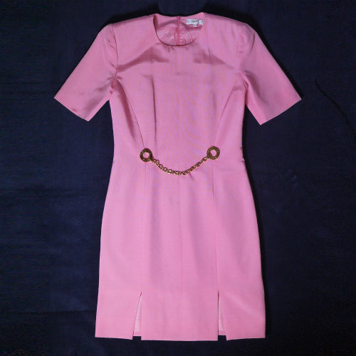 OLD CELINE　サークルロゴチェーン ミニワンピース（ピンク）