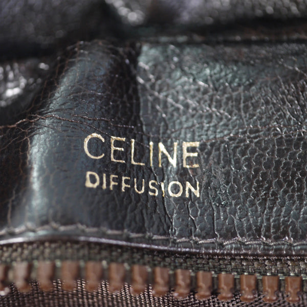 OLD CELINE　馬車柄スクエアショルダー（明茶）