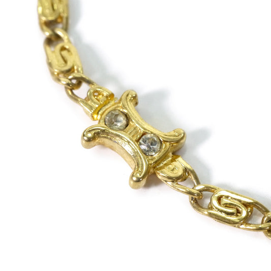 CELINE  マカダム ネックレス（ゴールド）