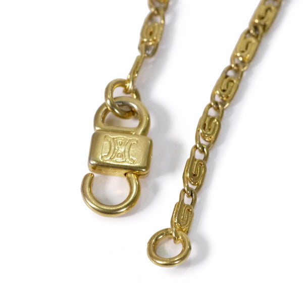 CELINE  マカダム ネックレス（ゴールド）