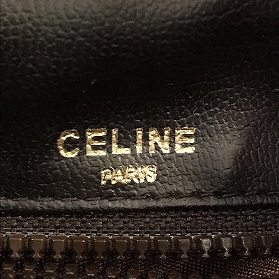 Old Celine　総皮　斜めがけポシェット（茶）
