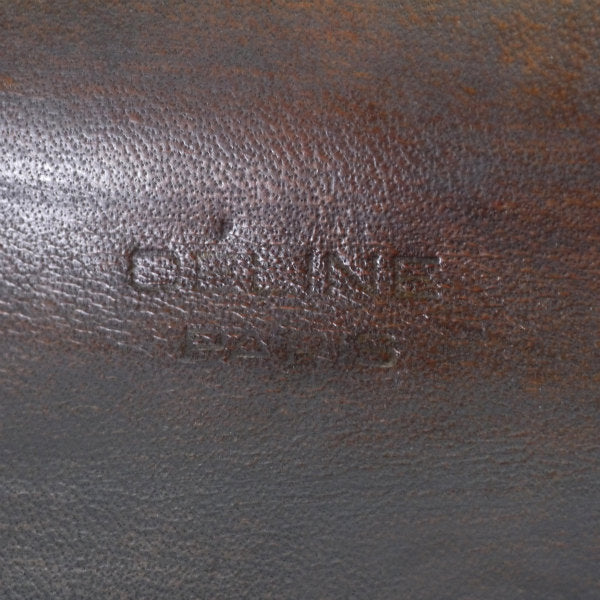 OLD CELINE　馬車柄ジャガード ボックス型ショルダー(茶）