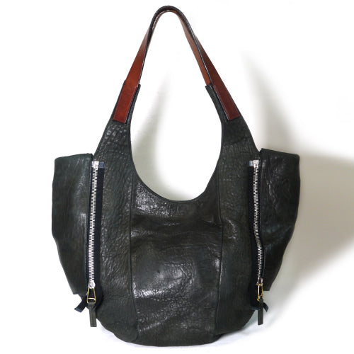 Old Celine　Bigトートバッグ（黒　ラム）