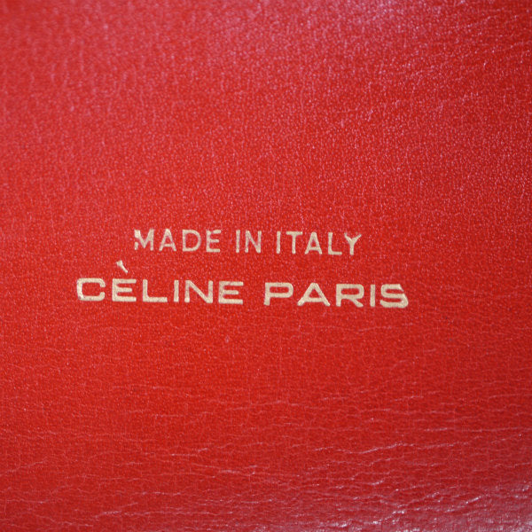 OLD CELINE 馬車金具ジャガード ワンショルダー（赤）