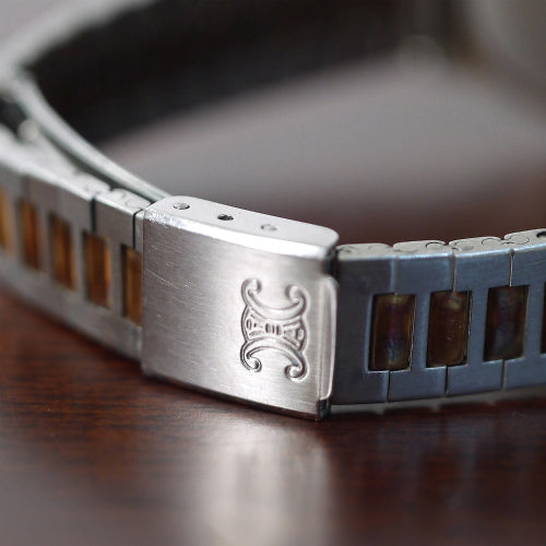 Old Celine 蛇腹　腕時計