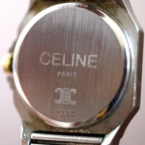 Old Celine 蛇腹　腕時計