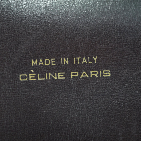 OLD CELINE　馬車柄ジャガード3層ワンショルダー(茶)