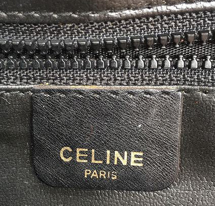 Old Celine マカダム柄2WAYバッグ（黒）