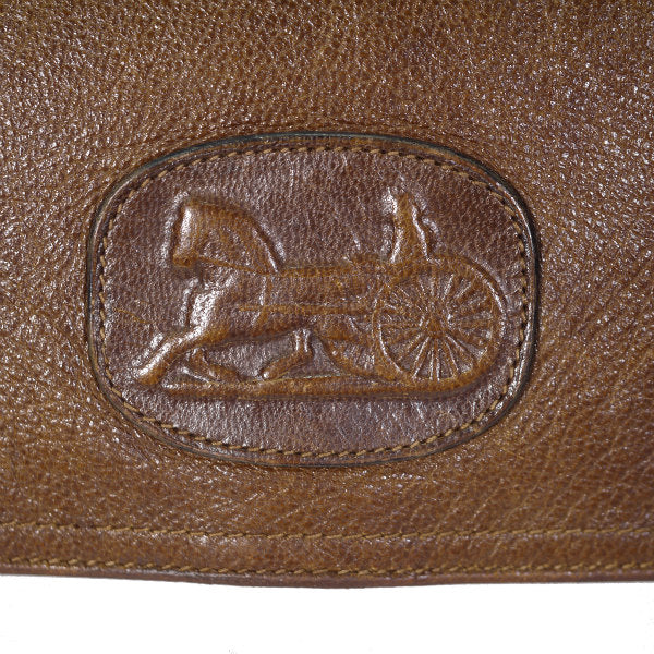 OLD CELINE 馬車ロゴ 2WAY総革ショルダー（濃茶）