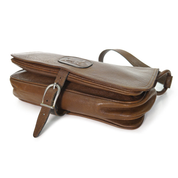 OLD CELINE 馬車ロゴ 2WAY総革ショルダー（濃茶）