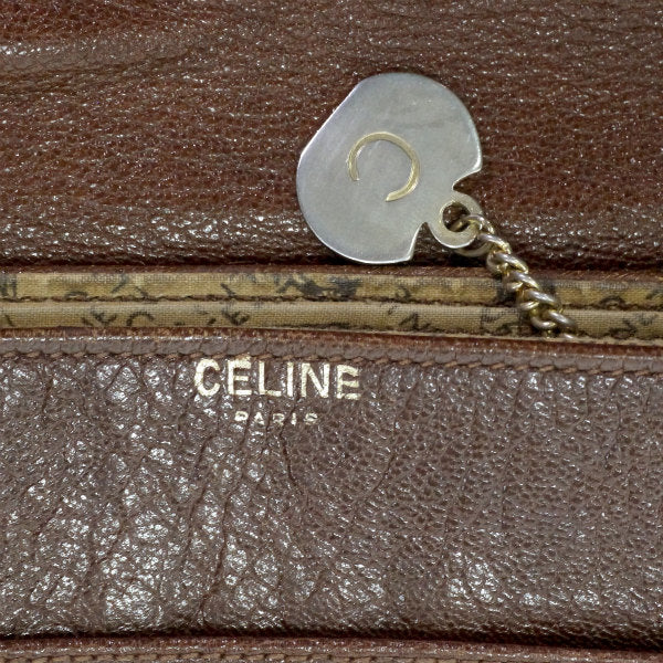 OLD CELINE 馬車ロゴ 2WAY総革ショルダー（濃茶）