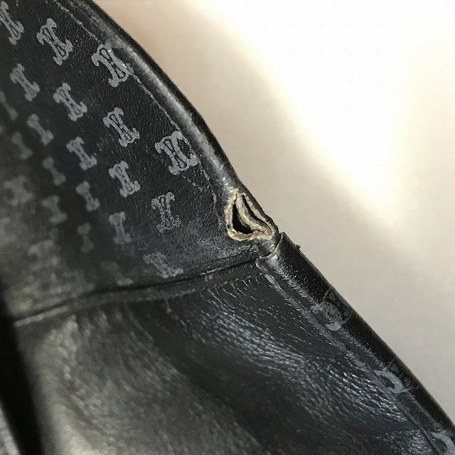 Old Celine　レトロ!マカダム長財布(黒）