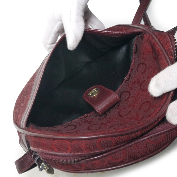 OLD CELINE　馬車柄ラウンドミニショルダー（ボルドー）