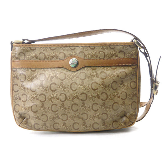 OLD CELINE　馬車柄 斜めがけショルダー（明茶）