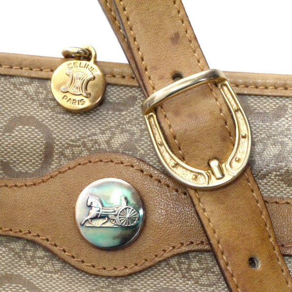 OLD CELINE　馬車柄 斜めがけショルダー（明茶）