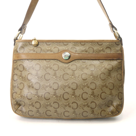 OLD CELINE　馬車柄 斜めがけショルダー（明茶）